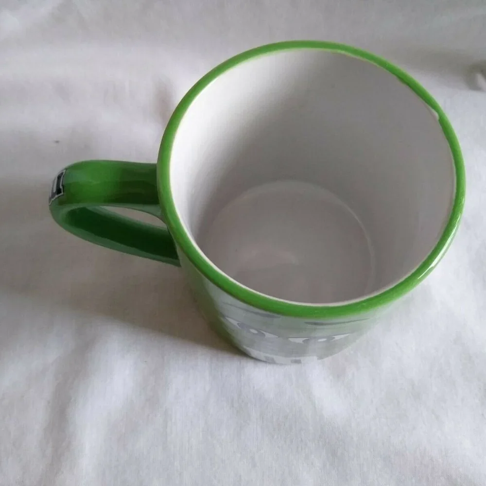 M&M's Green Lady Large Ceramic Coffee Mug Cup 2016‎